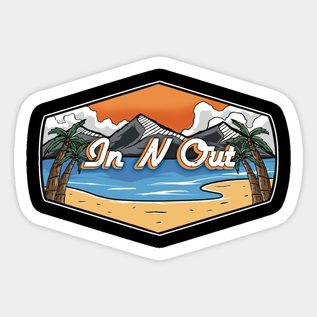 Outdoor design in n out Sticker by Dimaswdwn